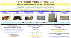 Desktop Screenshot of fortroadappliances.com